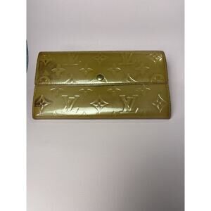 Louis Vuitton Vernis Sarah Wallet Gold Patent Authentic – Read Condition